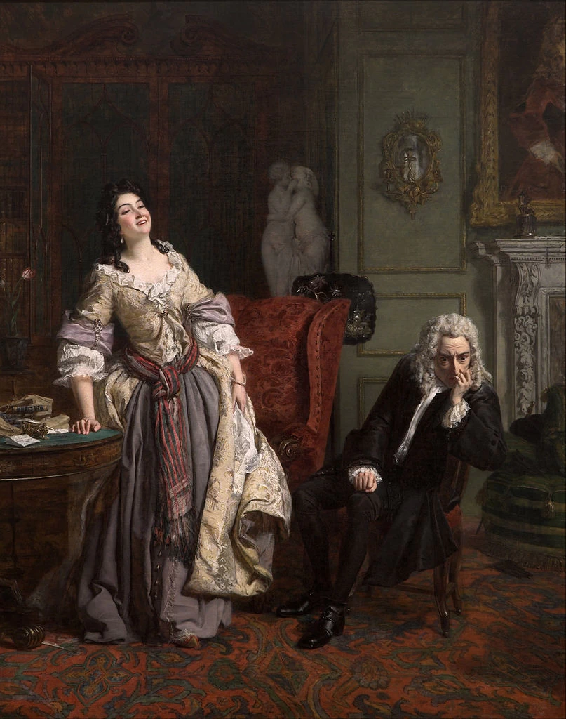 Il Papa fa l'amore con Lady Mary Wortley Montagu - Galleria d'arte di Auckland Toi o Tāmaki